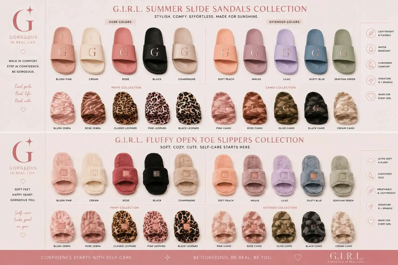 Signature Slide Sandal - Everyday accessories by G.I.R.L. made for real life.